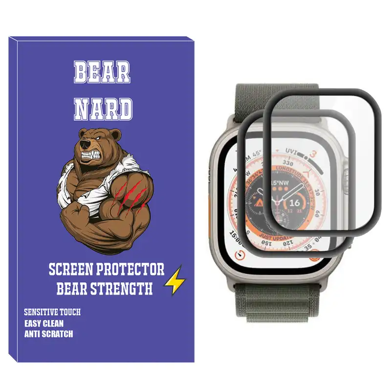 محافظ صفحه نمایش نانو برنارد مدل NBR مناسب برای ساعت هوشمند الترا TW8 بسته دو عددی