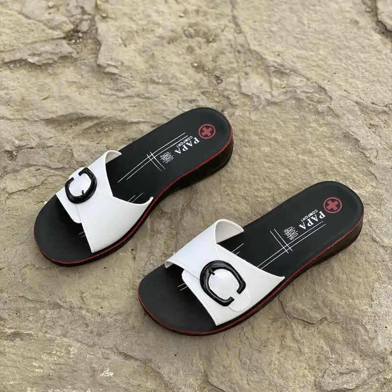 دمپایی زنانه پاپا مدل طبی پرسی کد We-900002