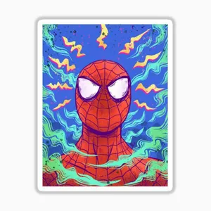 استیکر لپ تاپ و موبایل بووم طرح اسپایدرمن کد mm90