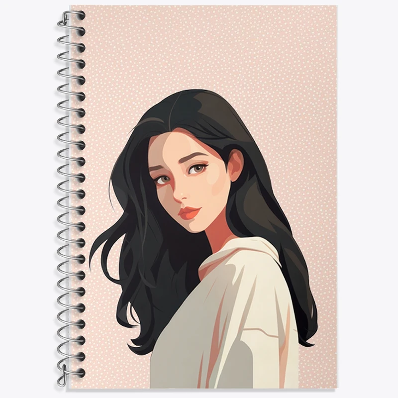 دفتر لغت 50 برگ خندالو طرح دخترانه کد F2564