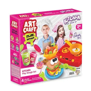 خمیر بازی مدل خمیر بازی مدل Kitchen Play Dough Set کد 03332 مجموعه 12 عددی