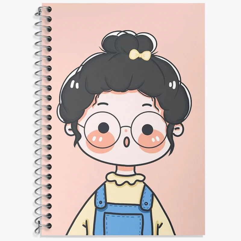 دفتر لغت 50 برگ خندالو طرح دخترانه کیوت کد N2177