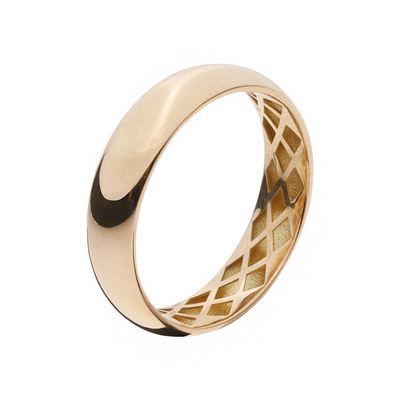 انگشتر طلا 18 عیار زنانه گلدم مدل R-3310009