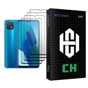 Ricomm CH Glass MIX004 Screen Protector For Oppo A16K Pack Of 4