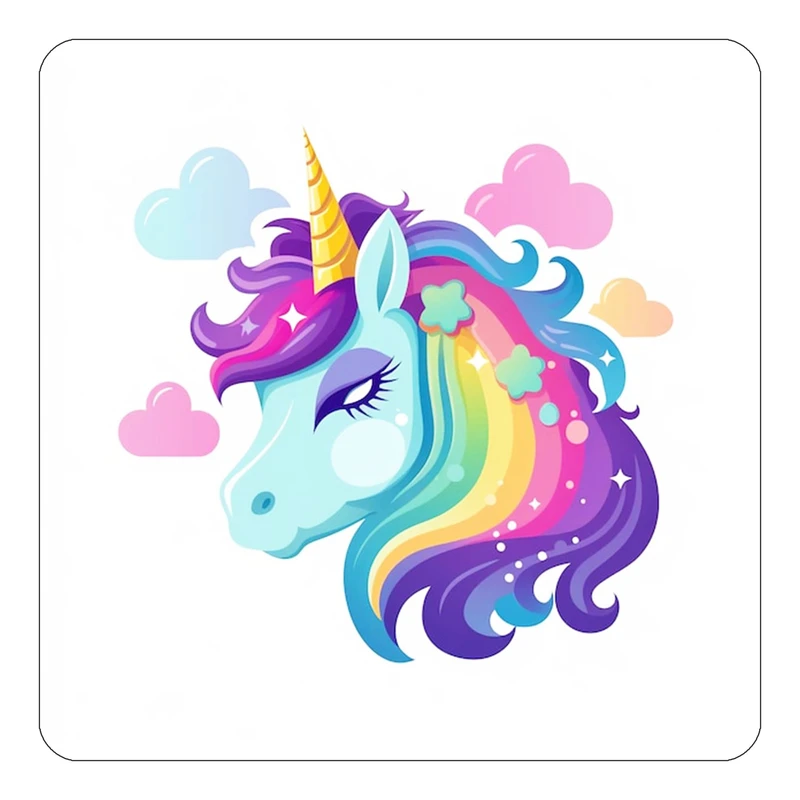 مگنت کاکتی طرح اسب تک شاخ و یونیکورن مدل mp31143