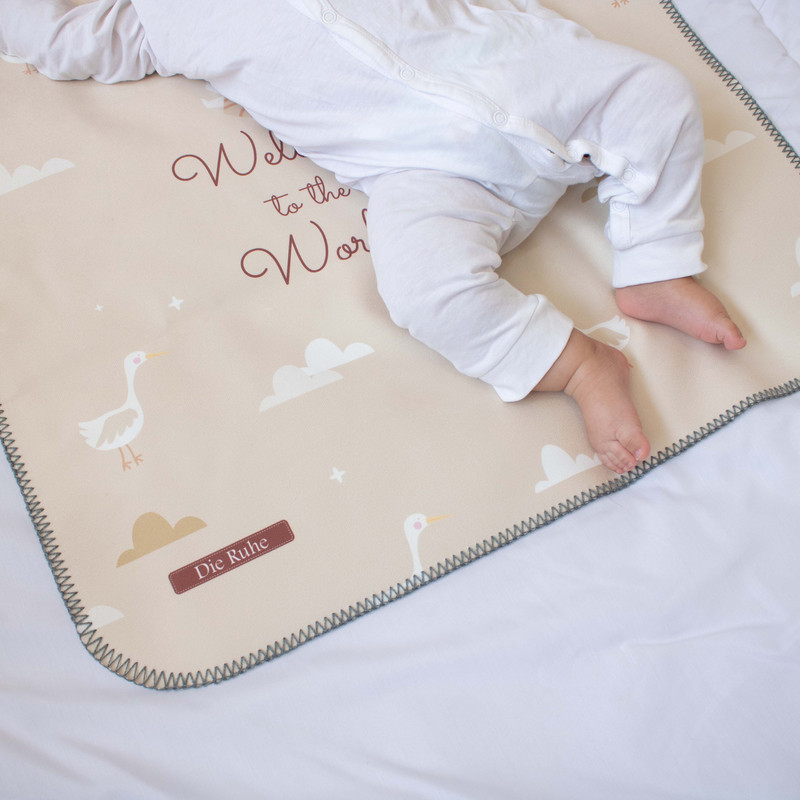 زیرانداز تعویض نوزاد دی روحه مدل لک لک