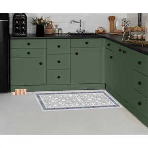 پادری مدل جلوسینکی سه لایه رویه مخمل طرح فرش کد A213 سایز 110x45 سانتی متر