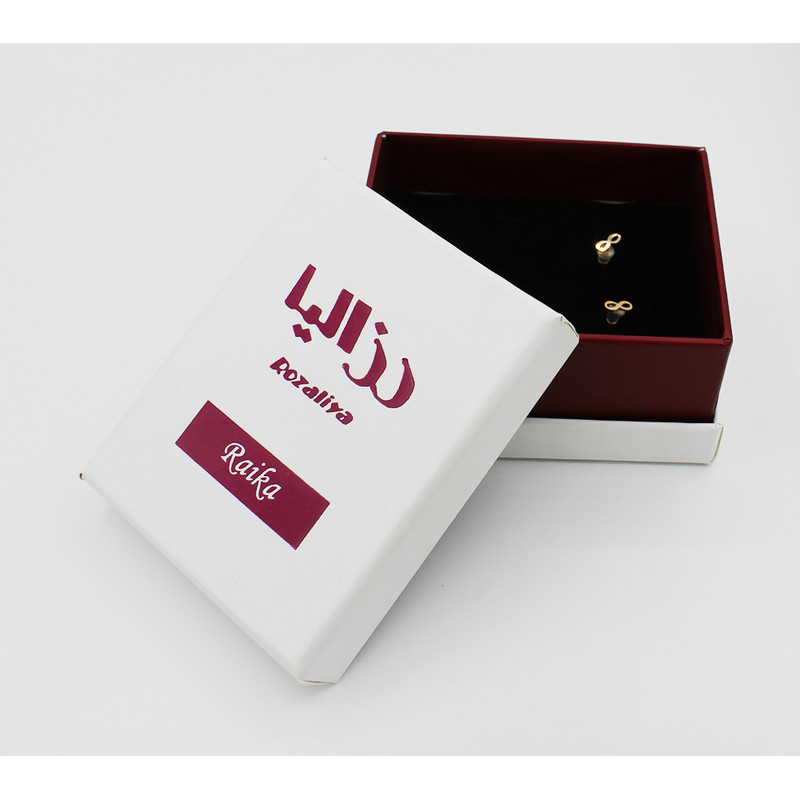 گوشواره طلا 18 عیار دخترانه رزالیا مدل Diamond-GEA-011