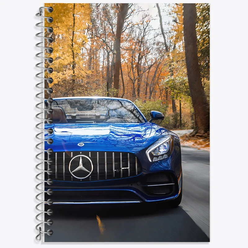 دفتر زبان 50 برگ خندالو مدل سه خط طرح ماشین اسپرت کد F5221