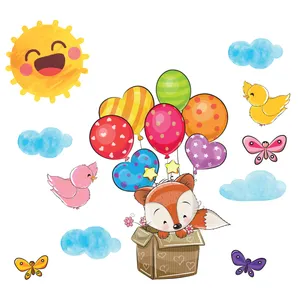 استیکر دیواری کودک مدل cute12 hk