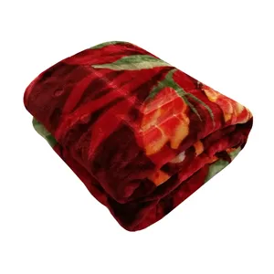  پتو نرمینه بافت مدل نگین کد N-11230 سایز 235×215 سانتی متر 