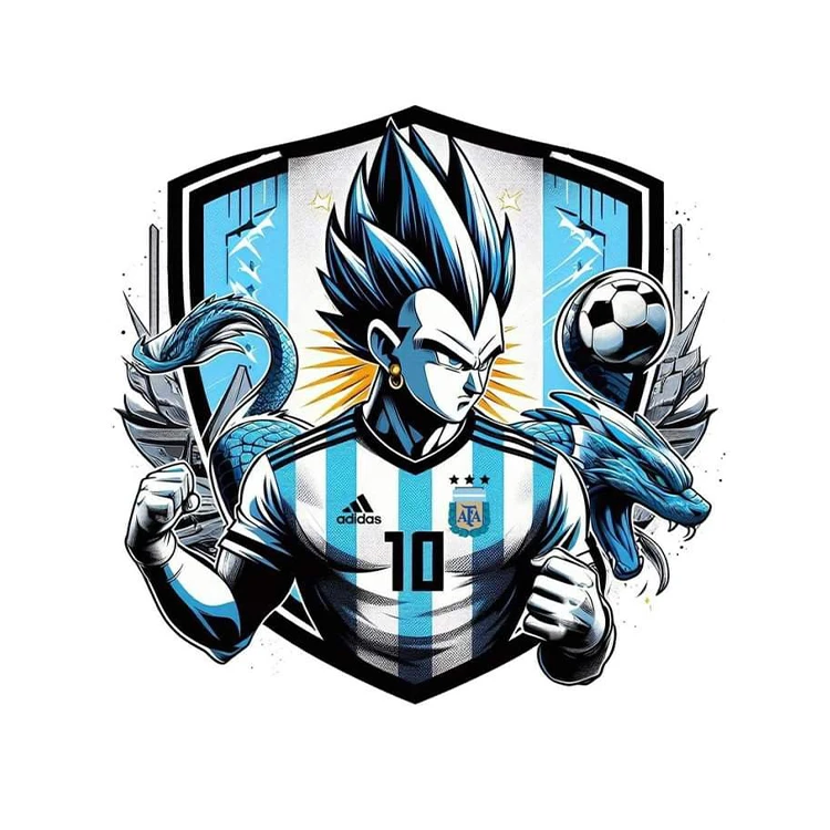 استیکر پارچه و لباس پاد آفرین مدل فوتبالی کد 259