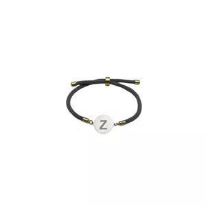 دستبند نقره مدل حکاکی طرح حرف Z