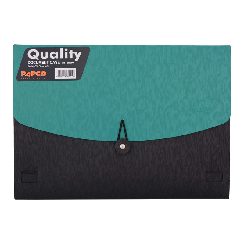 کیف بایگانی مدارک پاپکو مدل دو رنگ کد S501