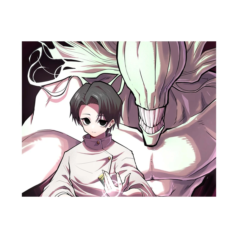 استیکر لپ تاپ و موبایل مدل انیمه طرح جوجوتسو کایسن یوتا اوکوتسو Jujutsu Kaisen Yuta Okkotsu کد 2406