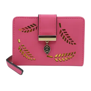 کیف پول زنانه مدل برگ آویز