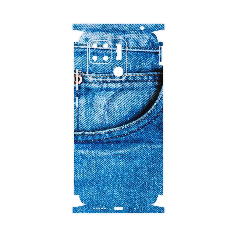 برچسب پوششی ماهوت مدل Fabric Texture 7-FullSkin مناسب برای گوشی موبایل شیائومی Redmi 10C