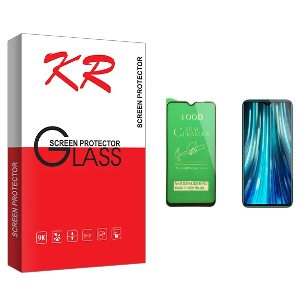 محافظ صفحه نمایش سرامیکی کی آر مدل +HD مناسب برای گوشی موبایل شیائومی Redmi Note 8 Pro