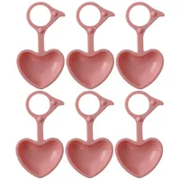 پیمانه ادویه طرح قلب بسته 6 عددی