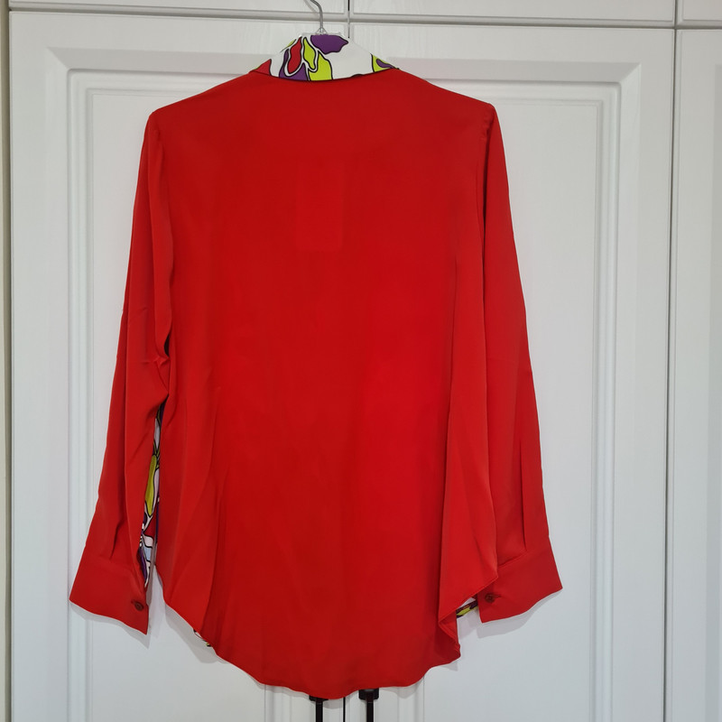 شومیز آستین بلند زنانه مدل کرپ حریر کد ۱