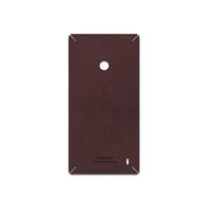 MAHOOT Matte-Dark-Brown-Leather Cover Sticker for Nokia Lumia 520