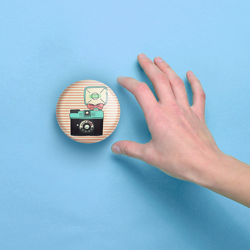 آینه جیبی خندالو مدل دوربین  کد 1724