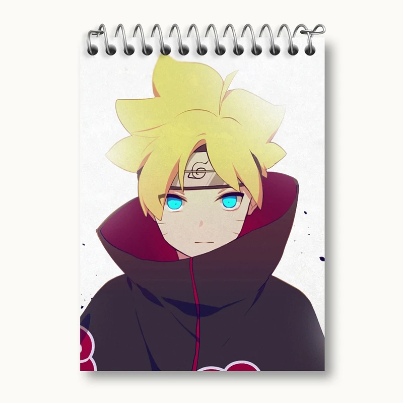 دفتر یادداشت 50 برگ خندالو مدل بوروتو اوزوماکی انیمه ناروتو Naruto کد 11225