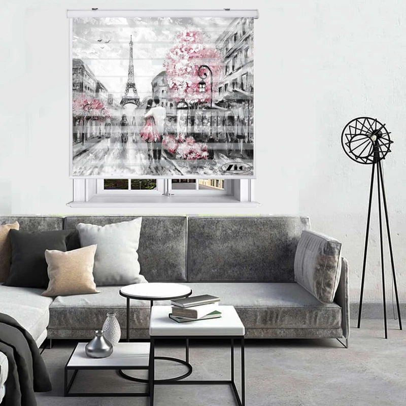 پرده زبرا زیو مدل P6033 سایز 150x200 سانتی متر