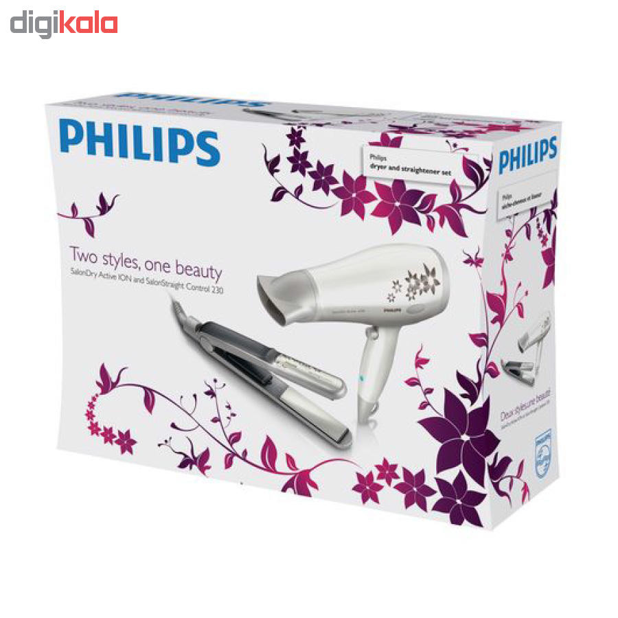 سشوار خانگی و اتو مو فیلیپس مدل HP8295/00 سشوار خانگی و اتو مو فیلیپس مدل HP8295/00