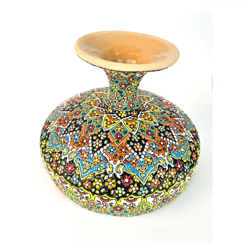 میوه خوری میناکاری مدل پایه دار کد k27