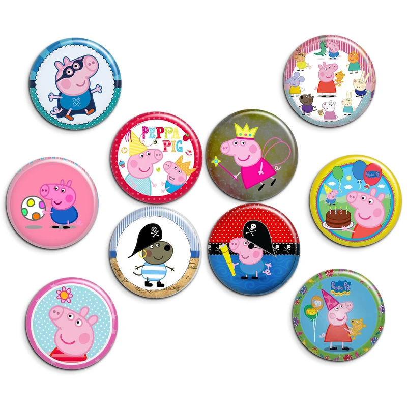 پیکسل پرمانه طرح پپا پیگ کد pmg.24 مجموعه 10 عددی