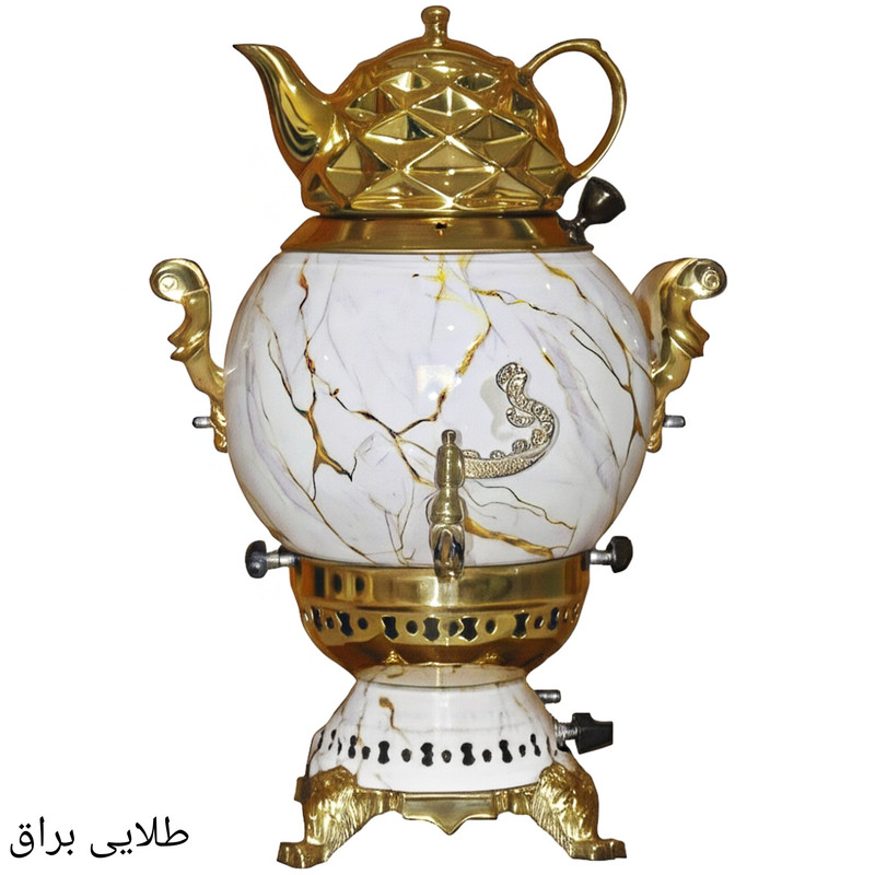 سماور گازی نارون مدل 2025 گنجایش 6 لیتر