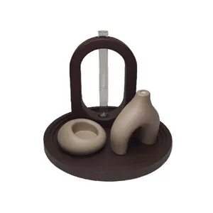 ست 4 تکه جاشمعی بتنی کد 777