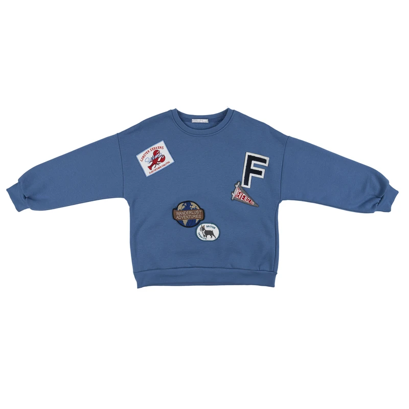 سویشرت پسرانه فیورلا مدل جئوگرافیک 45541