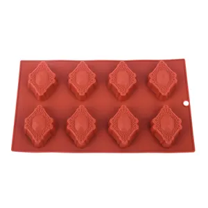 قالب دسر مدل لوزی طرحدار 8 خانه super mart