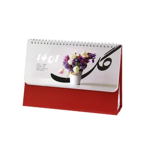 تقویم رومیزی سال 1401 طرح گل کد 32