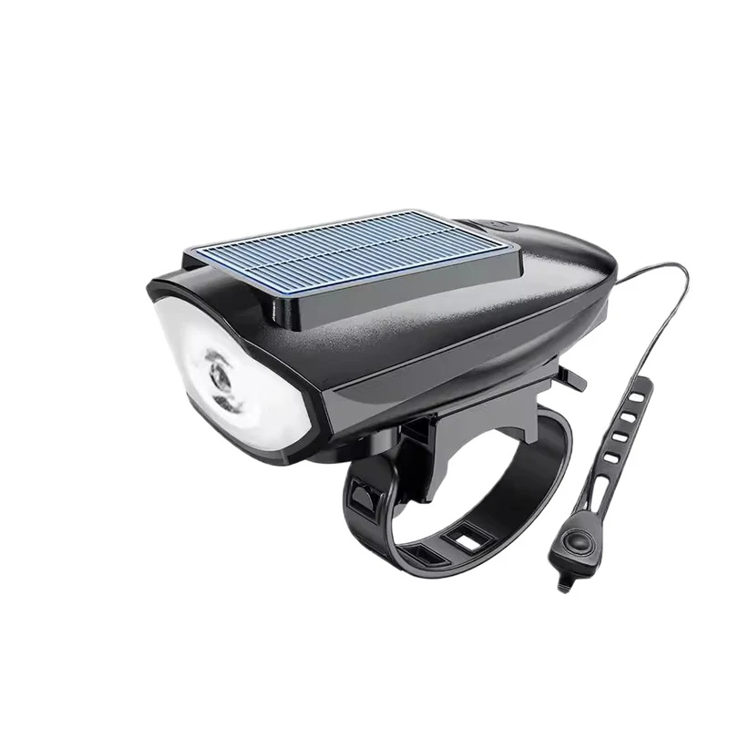 چراغ دوچرخه مدل بوق دار خورشیدی کد ۵