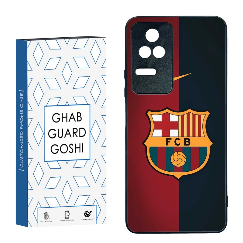 کاور قاب گارد گوشی طرح تیم بارسلونا کد TPU-090 مناسب برای گوشی موبایل شیائومی  Redmi K40S / Poco F4 5G