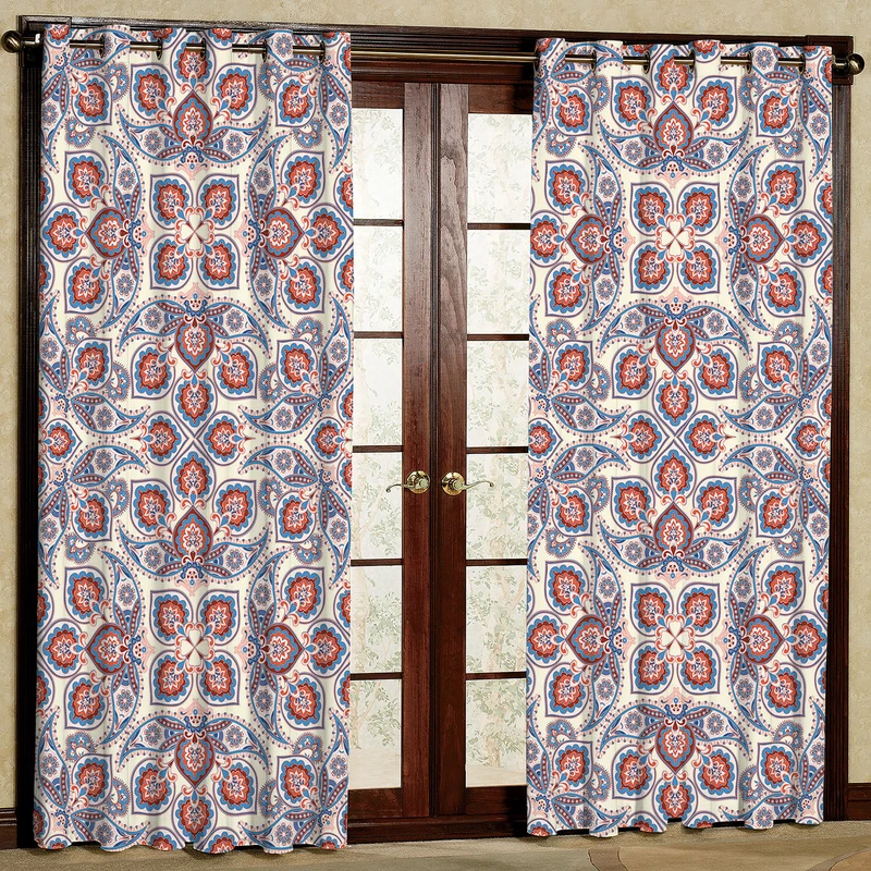 پرده مدل مخمل پانچی کد 153 سایز 140x280 سانتی متر