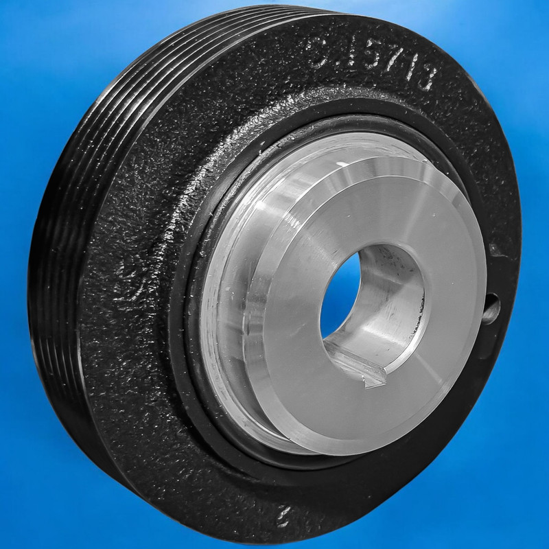 پولی سر میل لنگ جی آی اس پی مدل XU7.XU7P.XUM مناسب برای پژو ۴۰۵ پارس سمند آریسان ۲