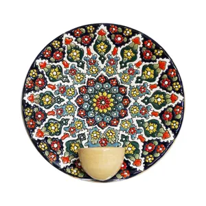 بشقاب میناکاری مدل دکوری کد SM 23