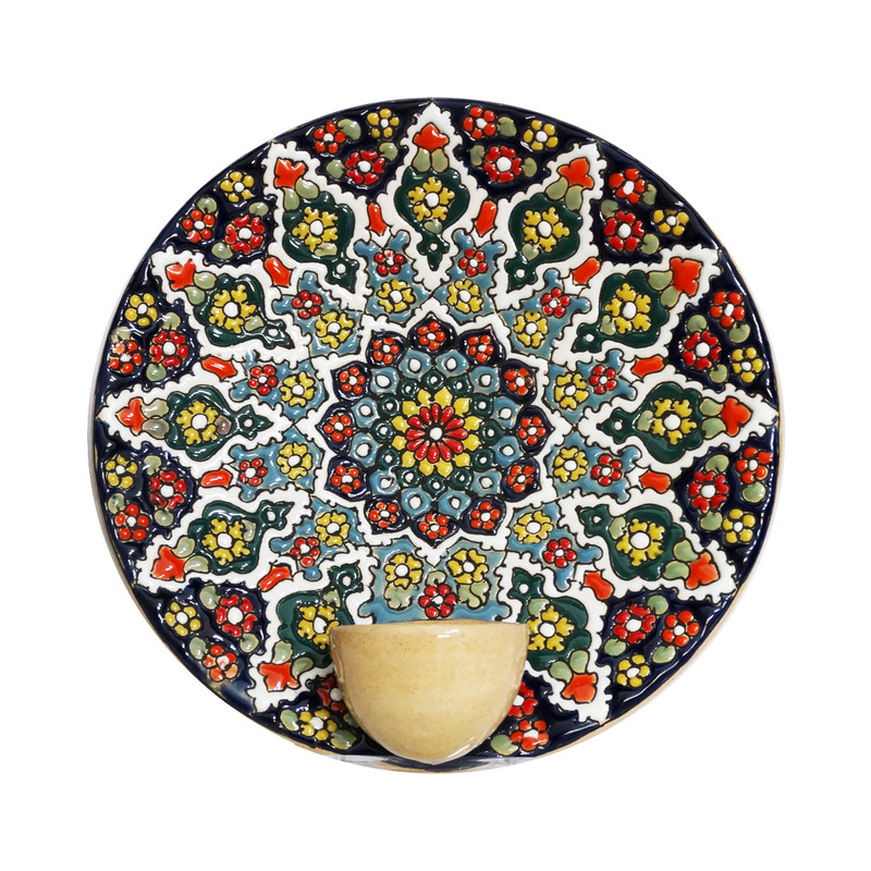 بشقاب میناکاری مدل دکوری کد SM 23