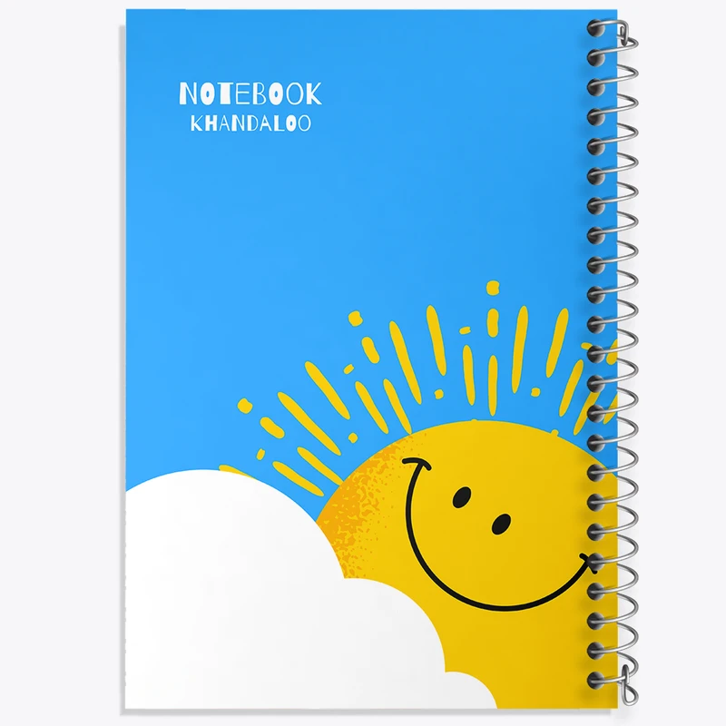 دفتر مشق 50 برگ خندالو طرح خورشید کیوت کد N1498