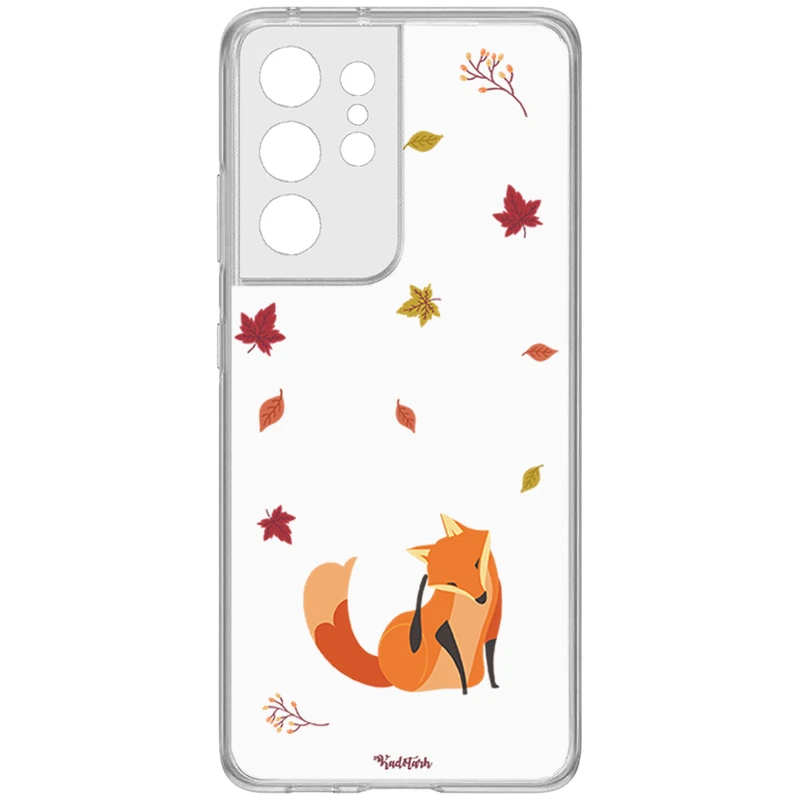کاور طرح Fox مناسب برای گوشی موبایل سامسونگ  Galaxy S21 Ultra