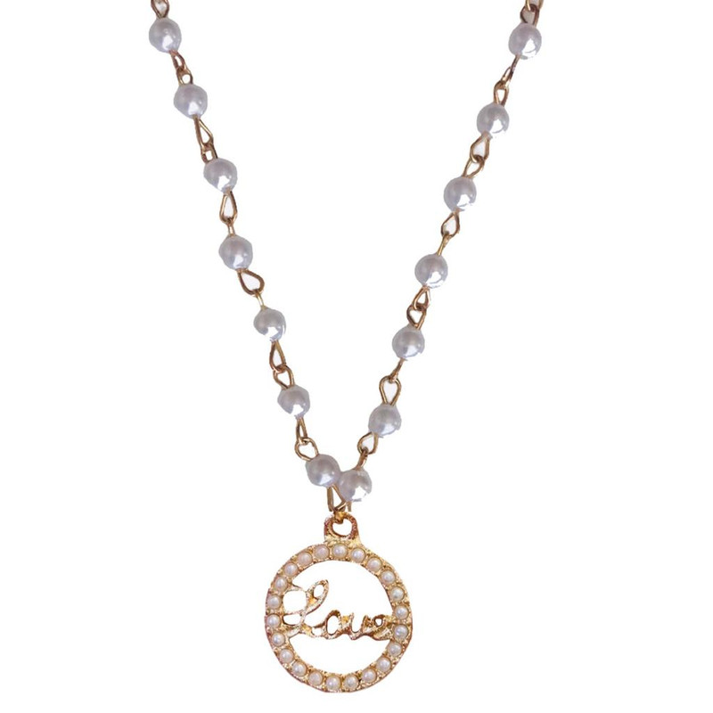 گردنبند دخترانه مدل لاو کد 103 گردنبند دخترانه مدل لاو کد 103