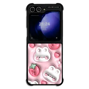 AKAM AMC-WSGZFLIP5-JELLY8 Cover For Samsung Galaxy Z Flip 5