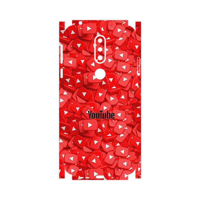 برچسب پوششی ماهوت مدل Youtube-FullSkin مناسب برای گوشی موبایل نوکیا 7.1