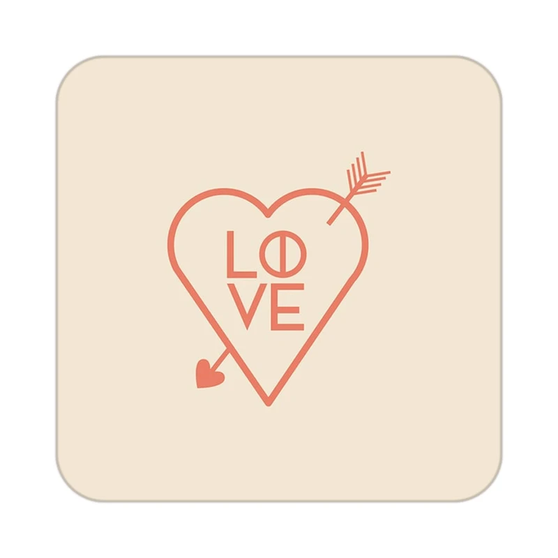 زیر لیوانی کاکتی طرح عاشقانه مدل mp38949