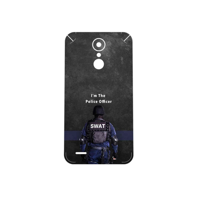 برچسب پوششی ماهوت مدل Police Officer مناسب برای گوشی موبایل ال جی K10 2017