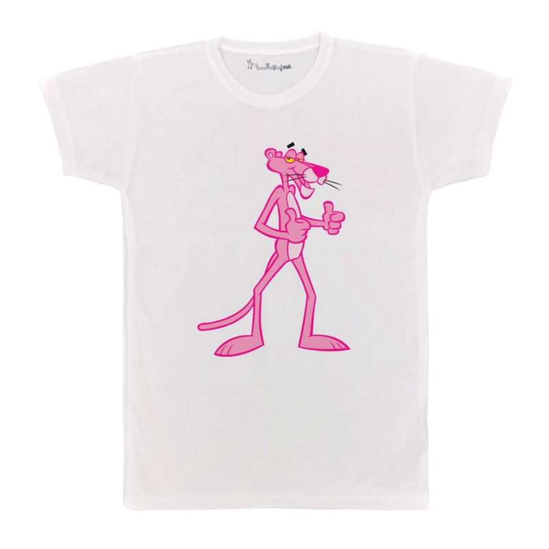 تی شرت بچگانه پرمانه طرح پلنگ صورتی کد pmt.4718